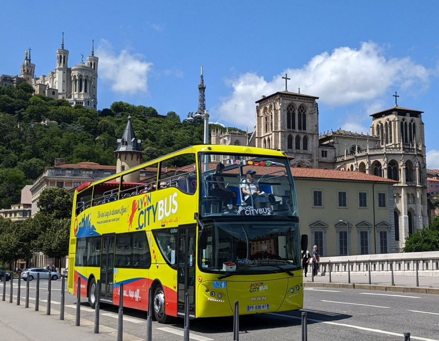Circuit Ligne Verte - Hop On Hop Off Lyon - Lyon City Bus